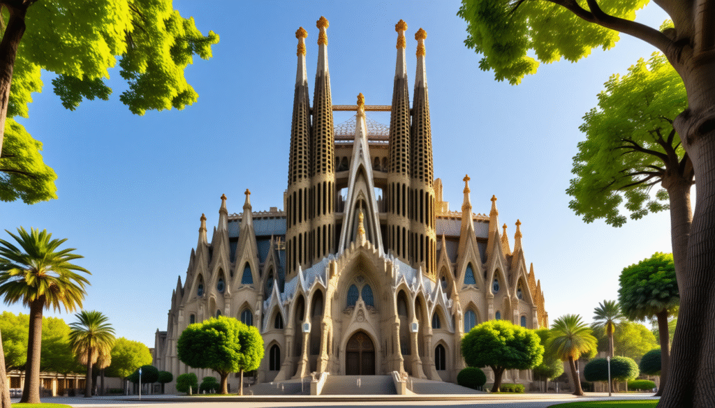 découvrez l'œuvre unique de gaudí et l'architecture impressionnante de la sagrada família, symbole emblématique de barcelone.